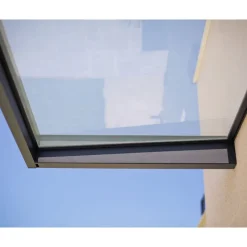 Sophia Pensilina Da Esterno 215X95 cm - Struttura Grigia Pannello Trasparente-Canopia Online