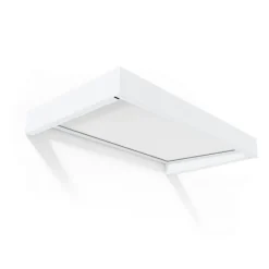 Sophia Pensilina Da Esterno 160X95 cm - Struttura Bianca Pannelli Opal Bianco-Canopia Outlet