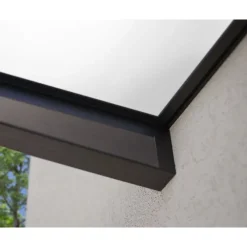 Sophia Pensilina Da Esterno 160X95 cm - Struttura Grigia Pannelli Opal Bianco-Canopia Outlet