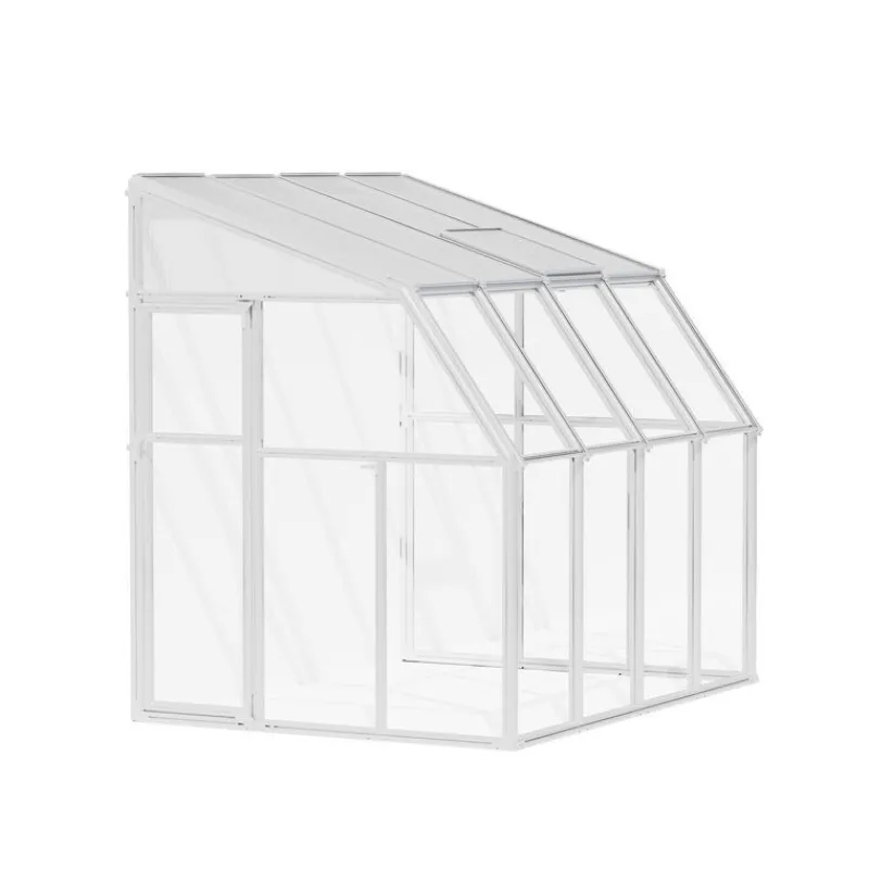 Sun Room Veranda in Policarbonato 2X2.6 m Bianco-Canopia Clearance
