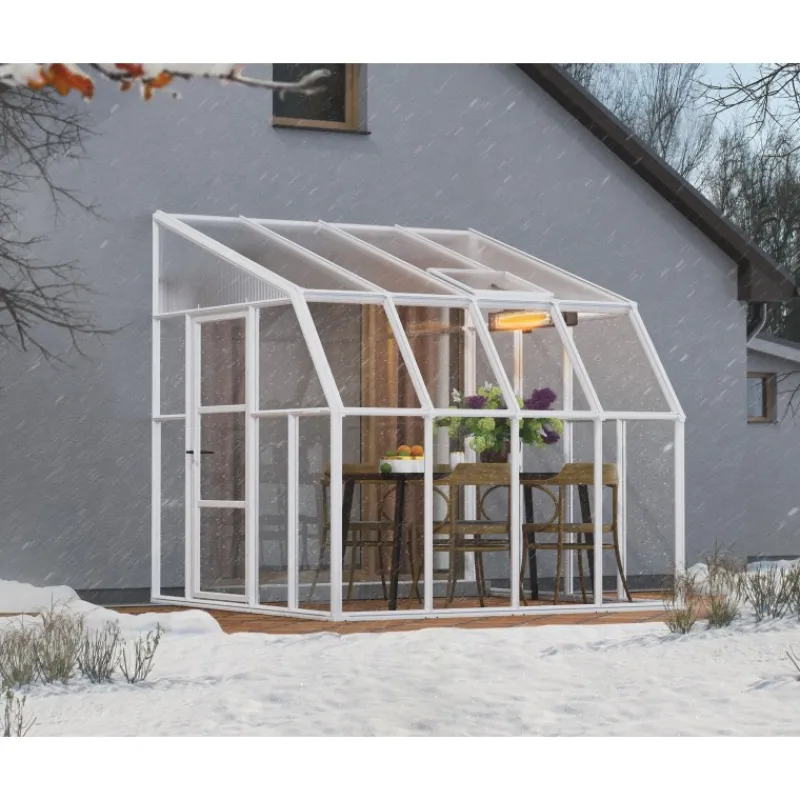 Sun Room Veranda in Policarbonato 2.7X2.7 m Bianco-Canopia Online