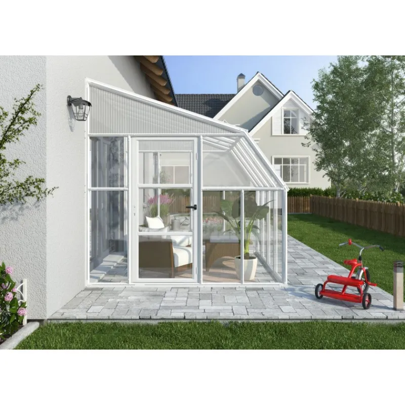 Sun Room Veranda in Policarbonato 2.7X2.7 m Bianco-Canopia Online