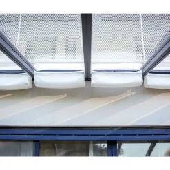 Tenda da Tetto Per la Pergola Stockholm 3.4X3.7 m Bianco-Canopia Outlet