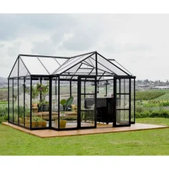 Triomphe Chalet Da Giardino in Policarbonato 305X365X269 cm-Canopia Clearance