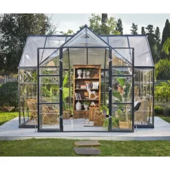 Victory Chalet Da Giardino in Policarbonato 305X365X269 cm-Canopia Discount