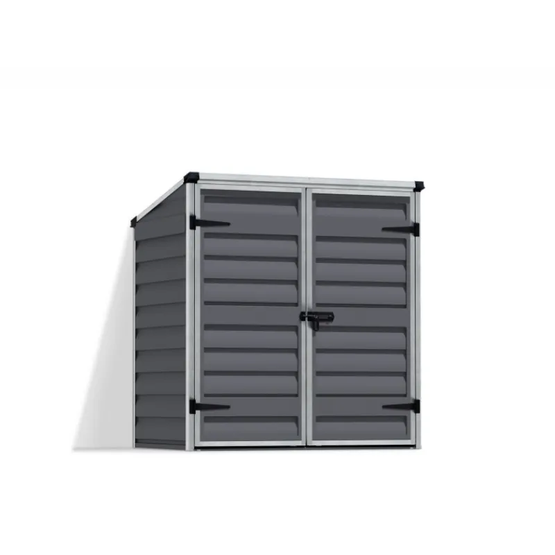 Voyager Casetta Da Giardino in Policarbonato 139X90X146 cm Grigio-Canopia