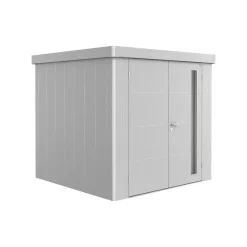 Casetta da Giardino in Metallo NEO 2B con Porta a Due Battenti-Biohort Online