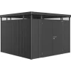 Casetta da Giardino in Metallo HIGHLINE 6 con Porta a Due Battenti-Biohort Online