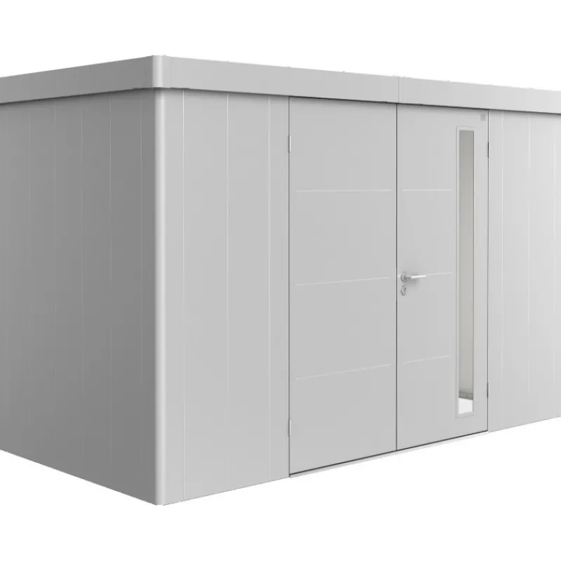 Casetta da Giardino in Metallo NEO 1D con Porta a Due Battenti-Biohort