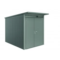 Casetta da Giardino in Metallo AVANTGARDE A3 con Porta a Due Battenti-Biohort Clearance