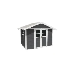 Casetta da Giardino in Resina DECO 7 GREY-Grosfillex Online