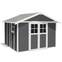 Casetta da Giardino in Resina DECO 11 GREY-Grosfillex Online