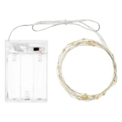 Catena 20 MicroLED BIANCO CALDO Luce Fissa-Lotti New