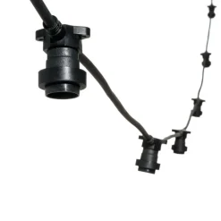 Catena Party Light con 8 Portalampada E27 5m Prolungabile-Lotti Hot