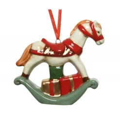 Cavallo a dondolo da appendere 8 cm.-Kaemingk Clearance