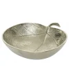 Ciotola in alluminio a forma di foglia 29,5 cm.-Kaemingk Outlet