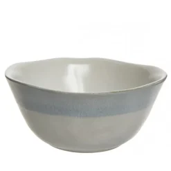 Ciotola in Terracotta con Bordo Lucido Blu 10 cm-Kaemingk