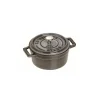 Cocotte 30 cm Grigia Graphite in Ghisa-Staub New