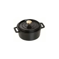 Cocotte 28 cm Nera in Ghisa-Staub New