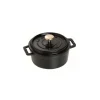 Cocotte 20 cm Nera in Ghisa-Staub Outlet
