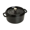 Cocotte 24 cm Nera in Ghisa-Staub