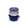Cocotte con Cestello 26 cm Blu Scura in Ghisa-Staub Best