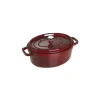 Cocotte Ovale 29 cm Granata in Ghisa-Staub Sale