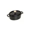 Cocotte Ovale 41 cm Nera in Ghisa-Staub Outlet