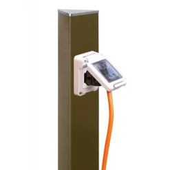 Colonnina per Presa Elettrica da Giardino Aquapoint Electropoint da Interrare Verde Sottobosco-Acquapoint