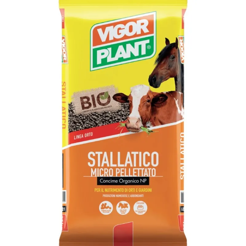 Concime organico Stallatico Micro Pellettato 25 kg-Vigorplant New