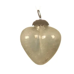 Cuore in vetro da appendere 7,5 cm.-Kaemingk
