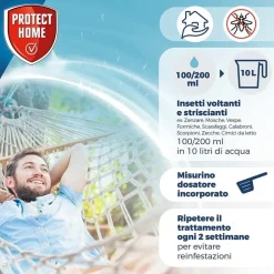 Cyperbase Antizanzara Insetticida Multi Insetto Concentrato 1 litro-SBM Hot