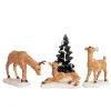 Dad and Fawns Set of 4 Cod. 92299-Lemax Outlet