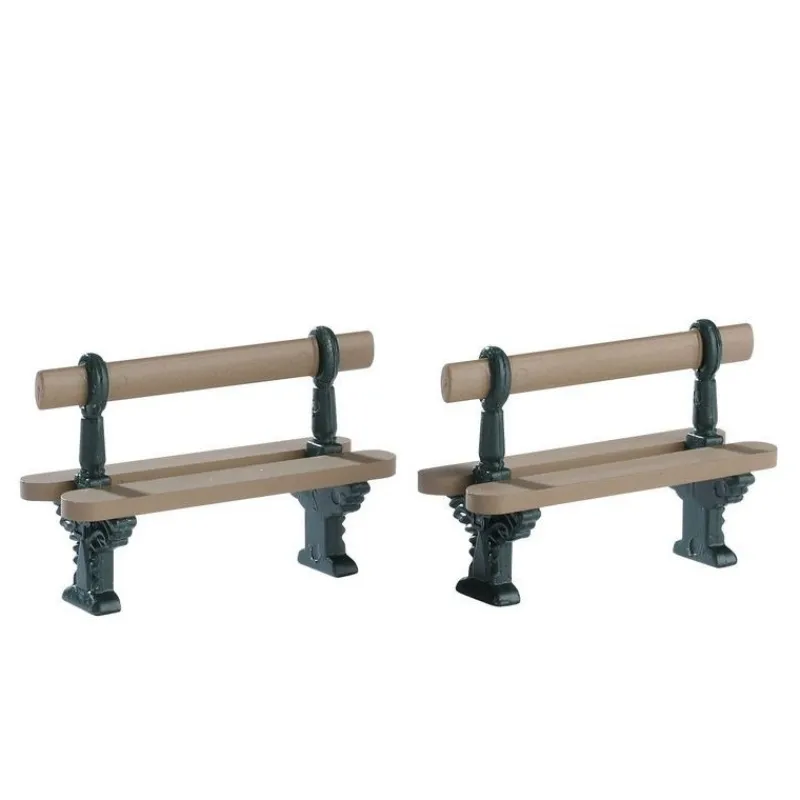 Double Seated Bench Set of 2 Cod. 74235-Lemax Discount