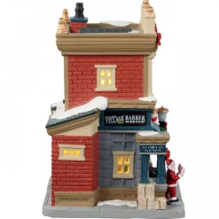 East Village Barber Shop con Alimentatore Cod. 15771-Lemax New