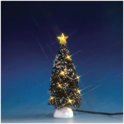 Evergreen Tree with 12 Clear Light B/O 4.5V Cod. 74267-Lemax Hot