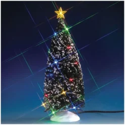 Evergreen Tree with 24 Multi Light B/O 4.5V Cod. 74263-Lemax Clearance