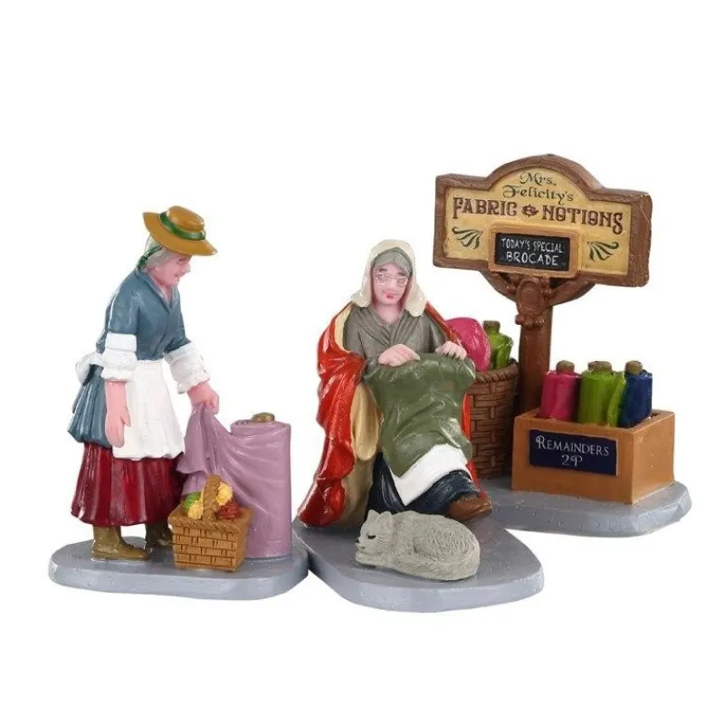 Fabric Vendor Set of 3 Cod. 02951-Lemax Online