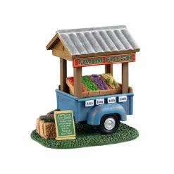 Farm Fresh Vegetable Trailer Cod. 13565-Lemax Clearance