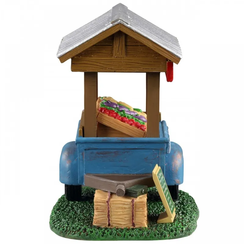 Farm Fresh Vegetable Trailer Cod. 13565-Lemax Clearance