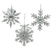 Fiocchi di neve Argento da appendere. Pezzo Singolo-Kaemingk Sale
