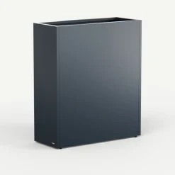 Fioriera Alta PLANTER DIVIDER 40 in Metallo colore Antracite 100x40x115 cm-Herstera Discount