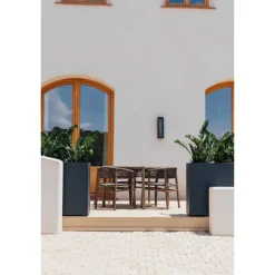 Fioriera Alta PLANTER DIVIDER 25 in Metallo colore Antracite 100x25x80 cm-Herstera Sale