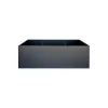 Fioriera Bassa PLANTER EDGE in Metallo colore Antracite 150x100x50 cm-Herstera New