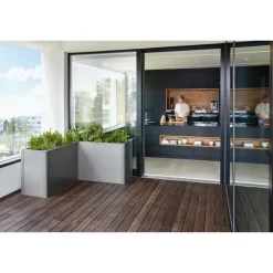 Fioriera BELVEDERE L 150 in Metallo-Biohort Hot