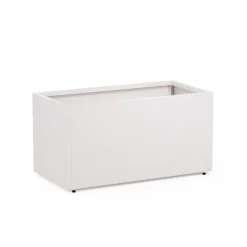 Fioriera PLANTER 50 in Metallo colore Bianco 100x50x50cm-Herstera Hot