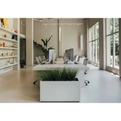 Fioriera PLANTER 50 in Metallo colore Bianco 100x50x50cm-Herstera Hot