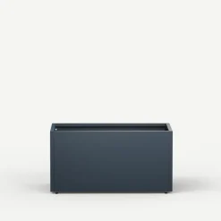 Fioriera PLANTER 50 in Metallo colore Antracite 100x50x50cm-Herstera New