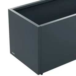 Fioriera PLANTER 50 in Metallo colore Antracite 150x50x50cm-Herstera Outlet