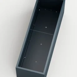 Fioriera PLANTER 50 in Metallo colore Antracite 150x50x50cm-Herstera Outlet